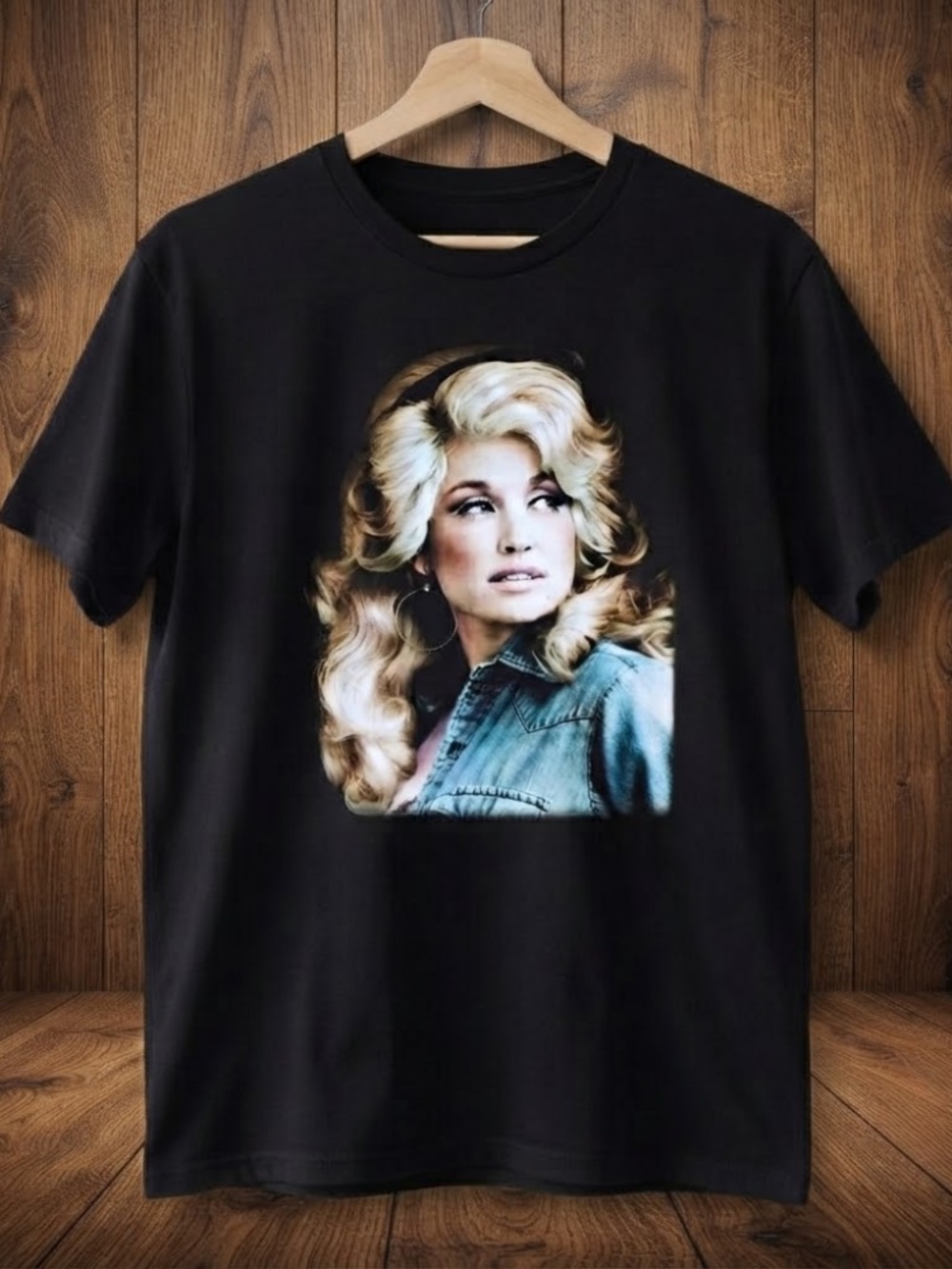Dolly Parton Denim Shirt Country Music Legend Memories Vintage T-Shirt